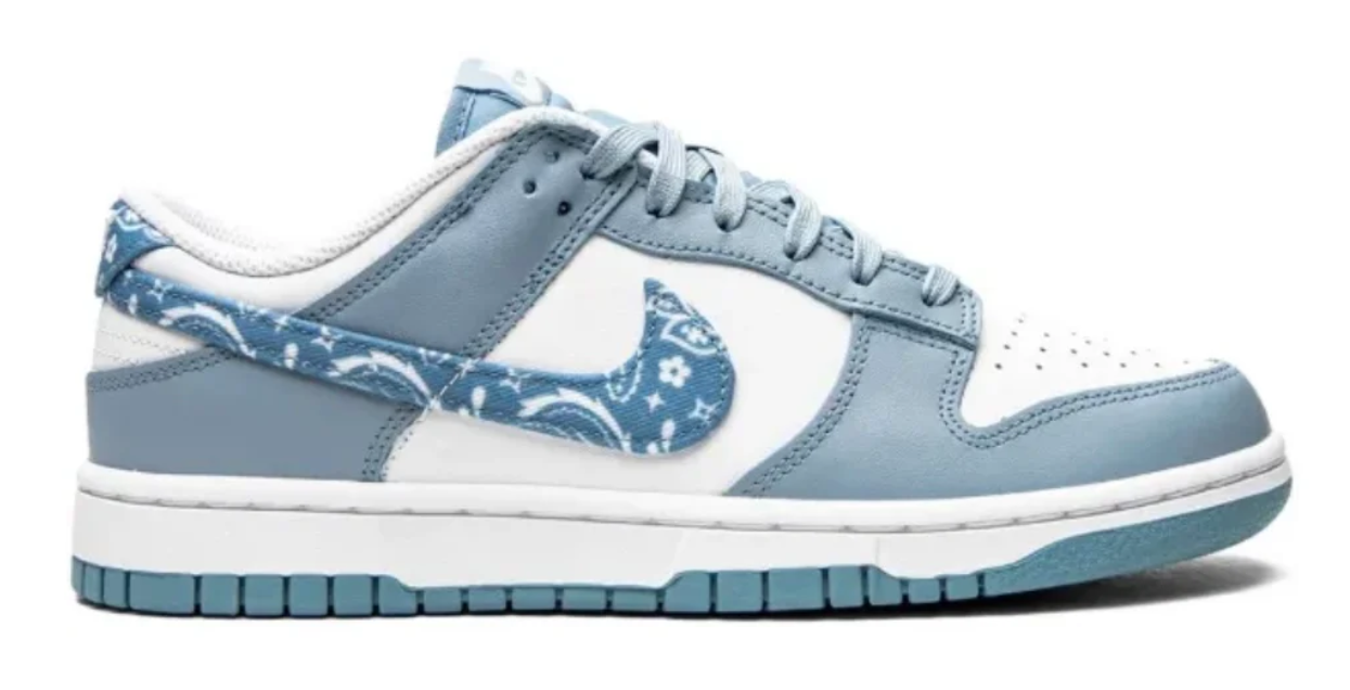 Nike Dunk Low "Blue Paisley" Sneakers